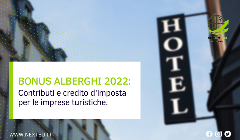 bonus alberghi 2022